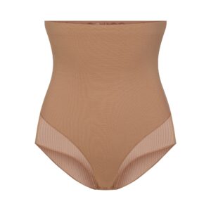 power mesh shapewear core sculpt high waisted brief