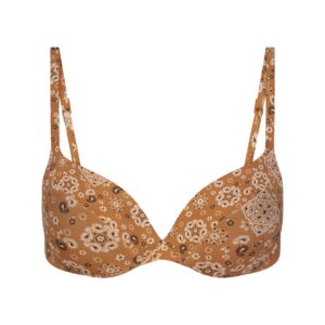 signature swim ultimate push up tie back bikini top