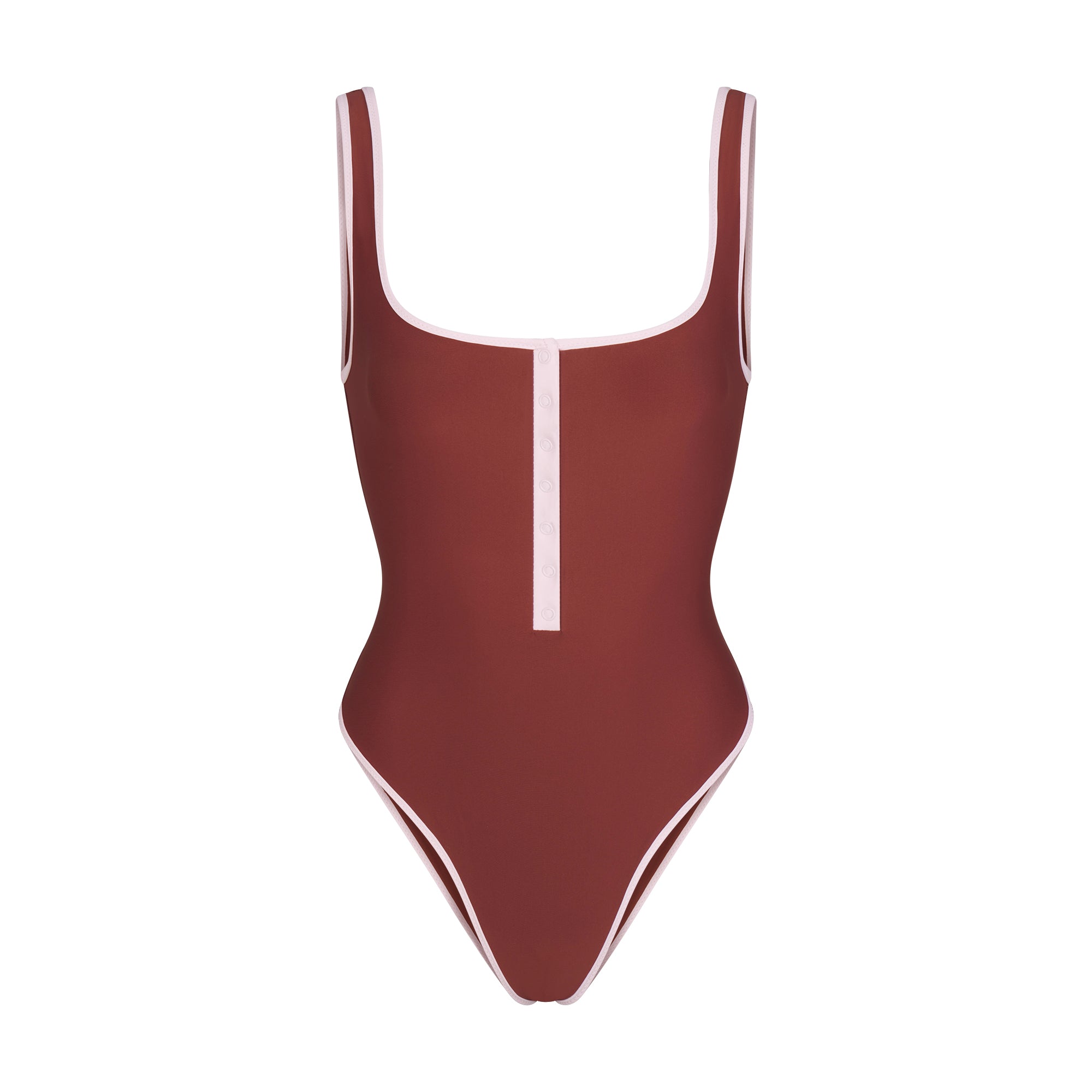 signature swim snap front one piece signature swim snap front one piece