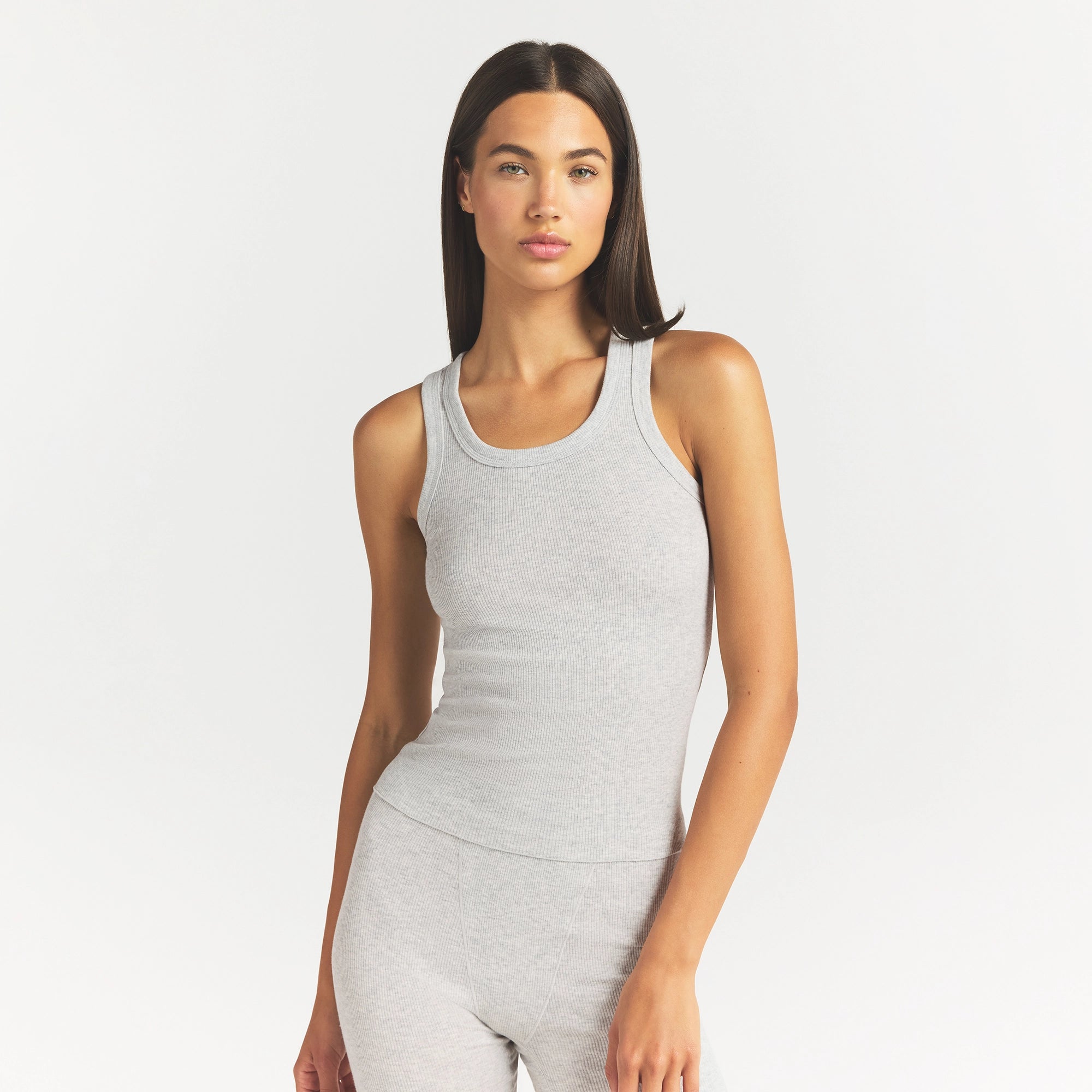cotton rib scoop neck tank cotton rib scoop neck tank