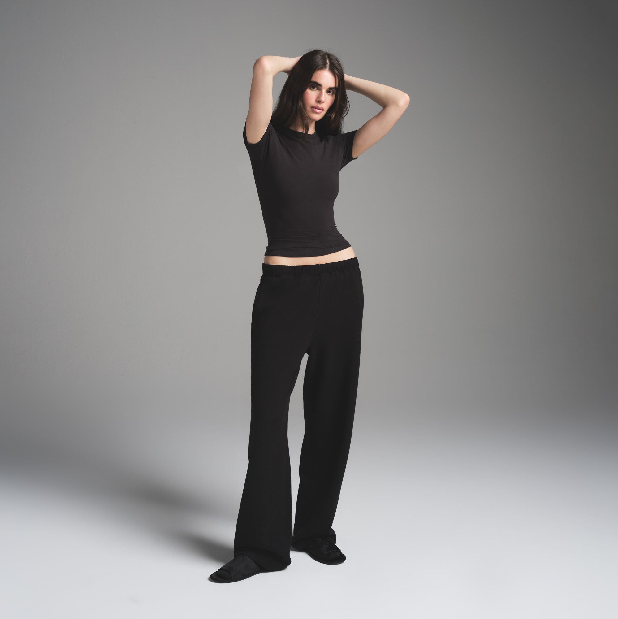 cotton fleece classic straight leg pant cotton fleece classic straight leg pant