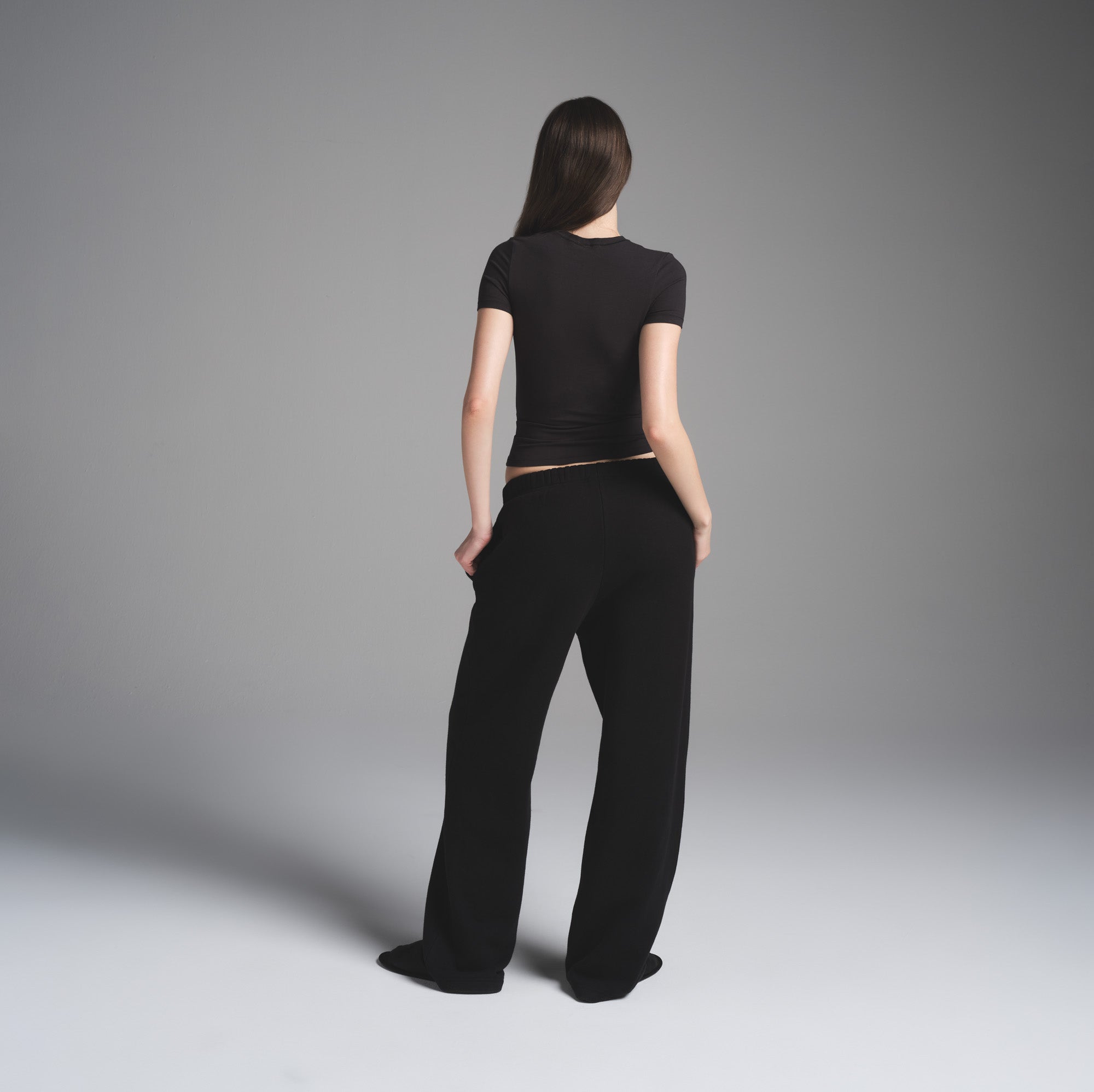 cotton fleece classic straight leg pant cotton fleece classic straight leg pant