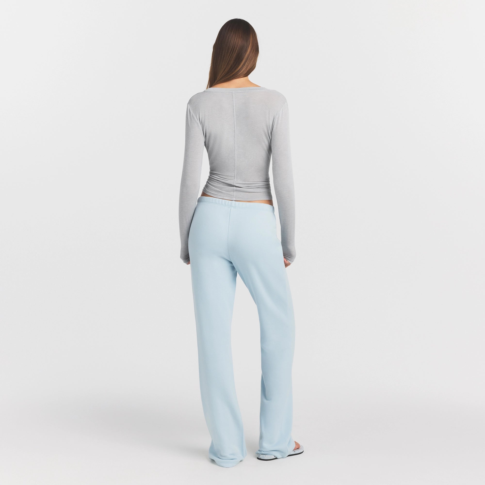 sheer modal crewneck henley sheer modal crewneck henley