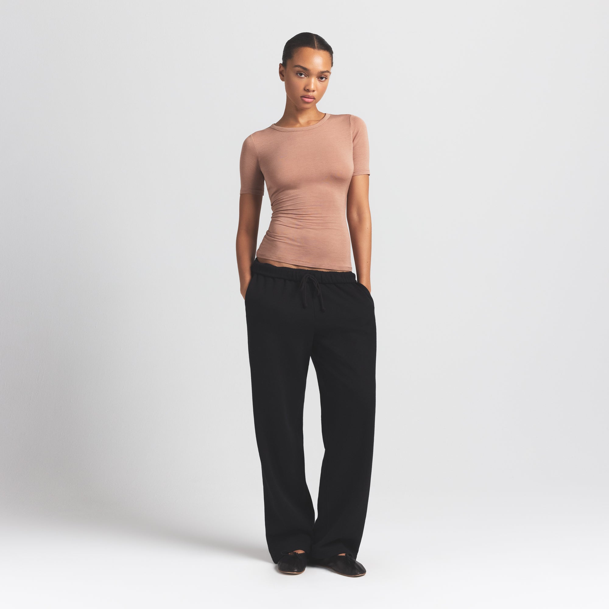sheer modal long t shirt sheer modal long t shirt