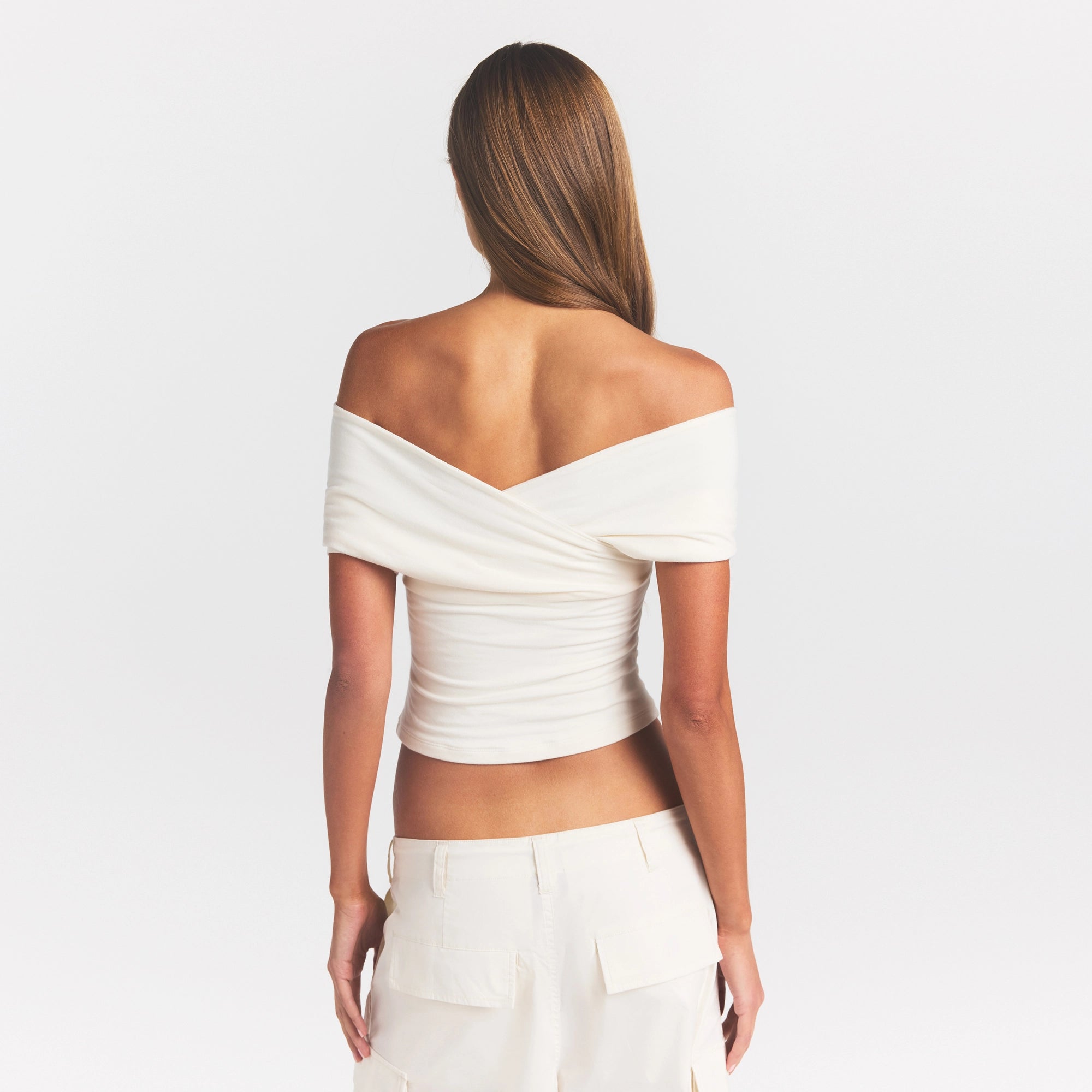 cotton jersey wrap top cotton jersey wrap top