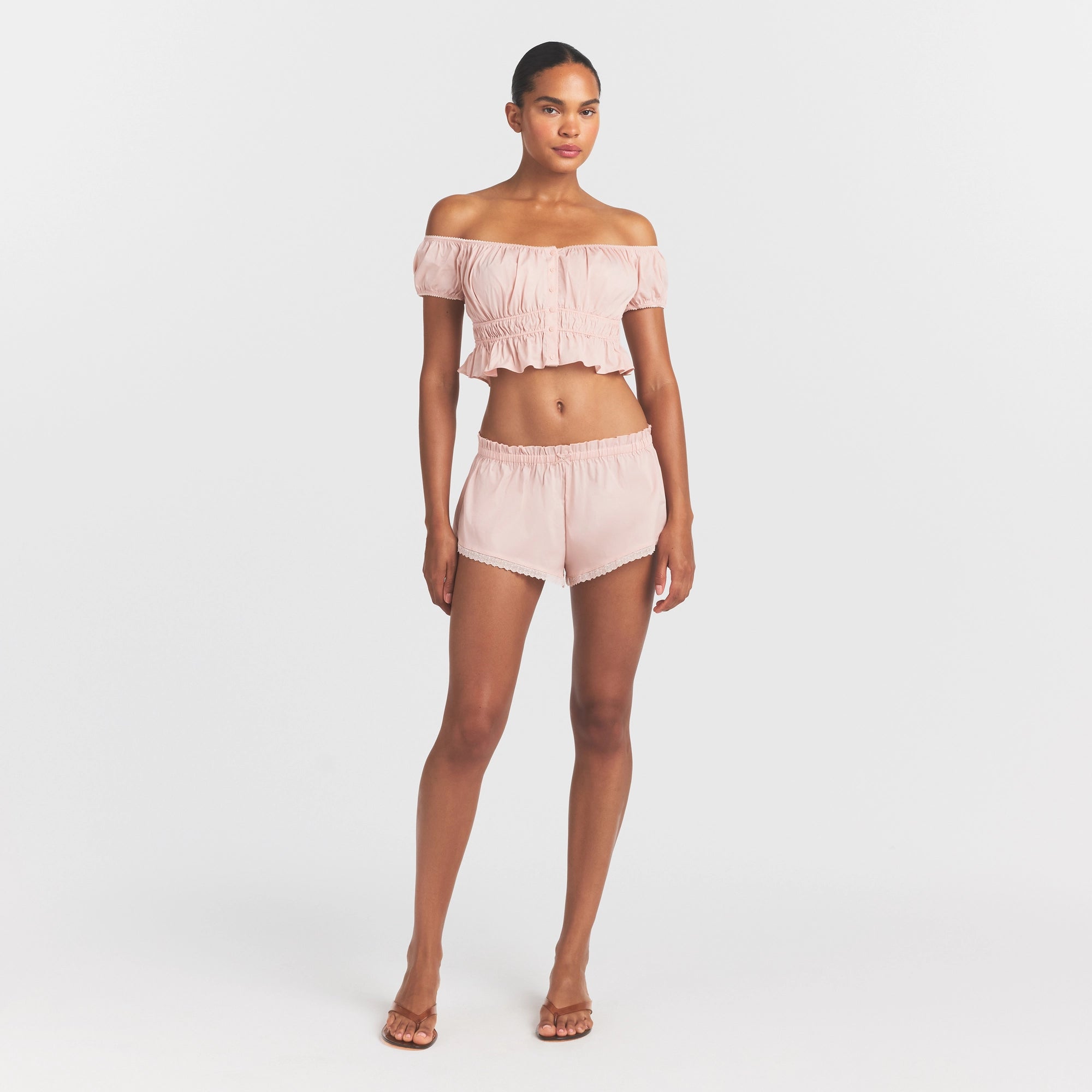 poplin apparel off the shoulder top poplin apparel off the shoulder top