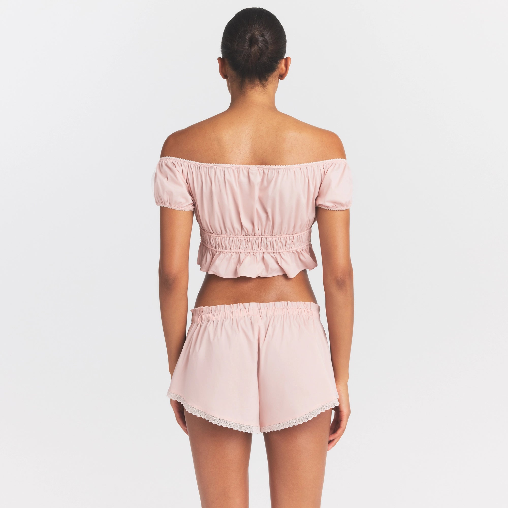 poplin apparel off the shoulder top poplin apparel off the shoulder top