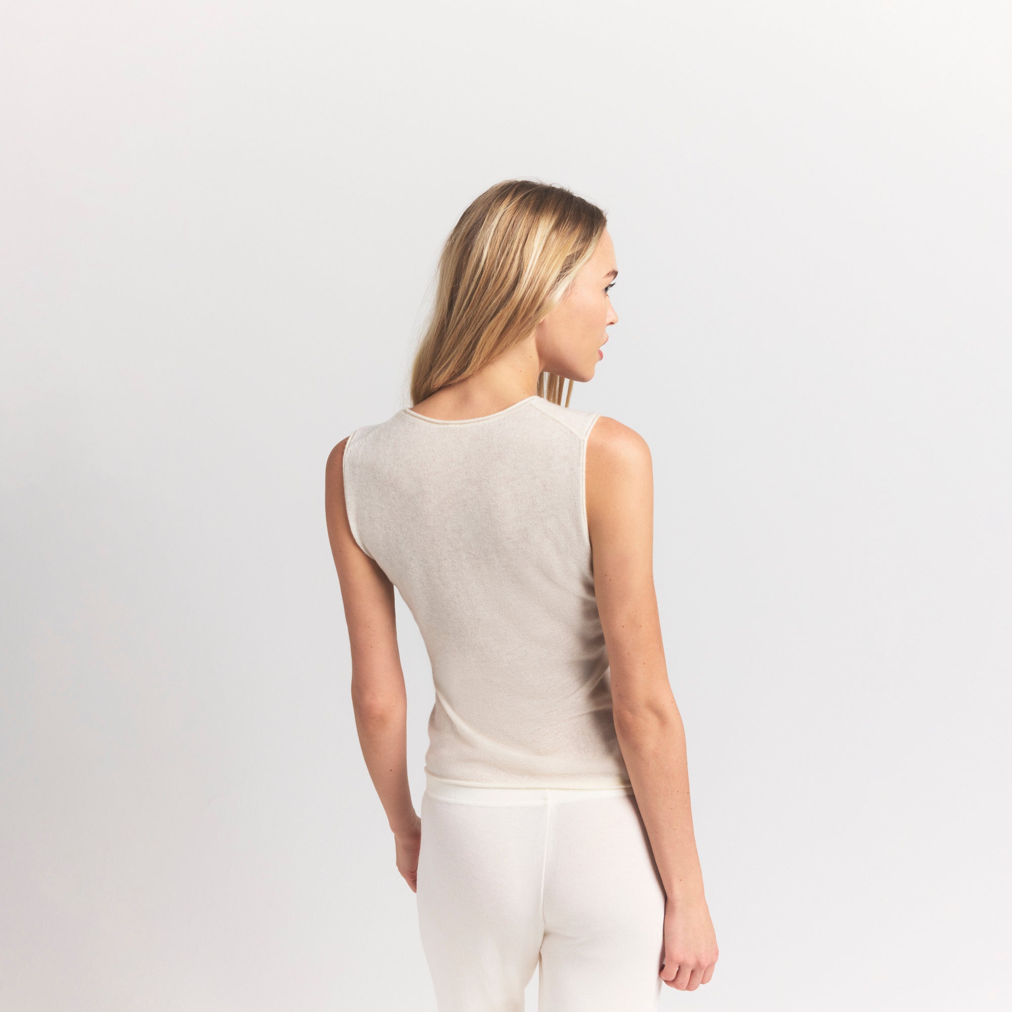 featherweight cashmere sleeveless top featherweight cashmere sleeveless top