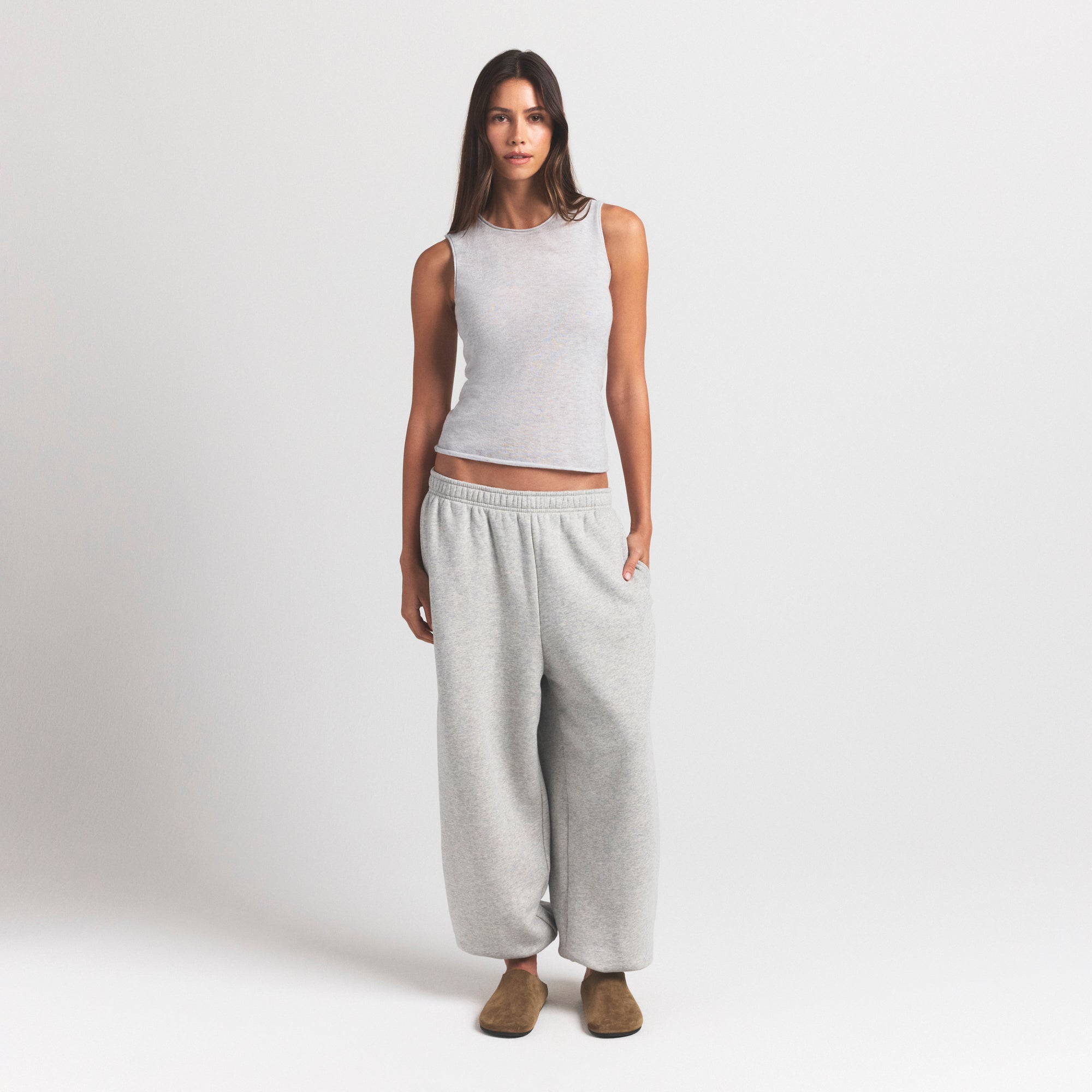 featherweight cashmere sleeveless top featherweight cashmere sleeveless top