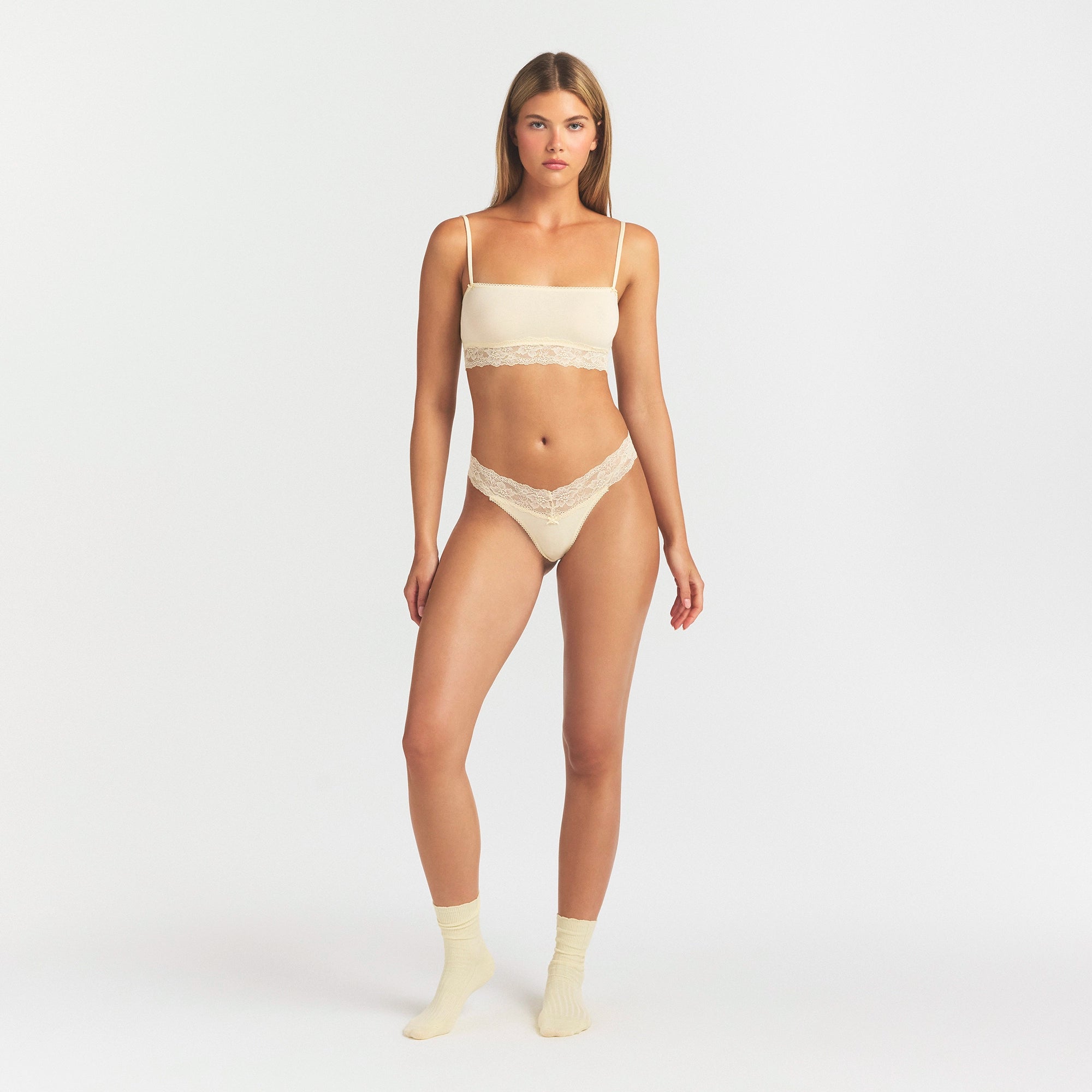 lightweight cotton wide lace thong lightweight cotton wide lace thong