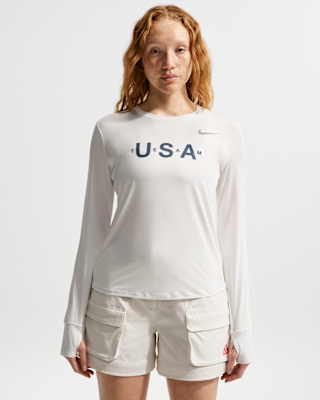 nike team usa one Женский топ с длинными рукавами dri fit nike team usa one Женский топ с длинными рукавами dri fit