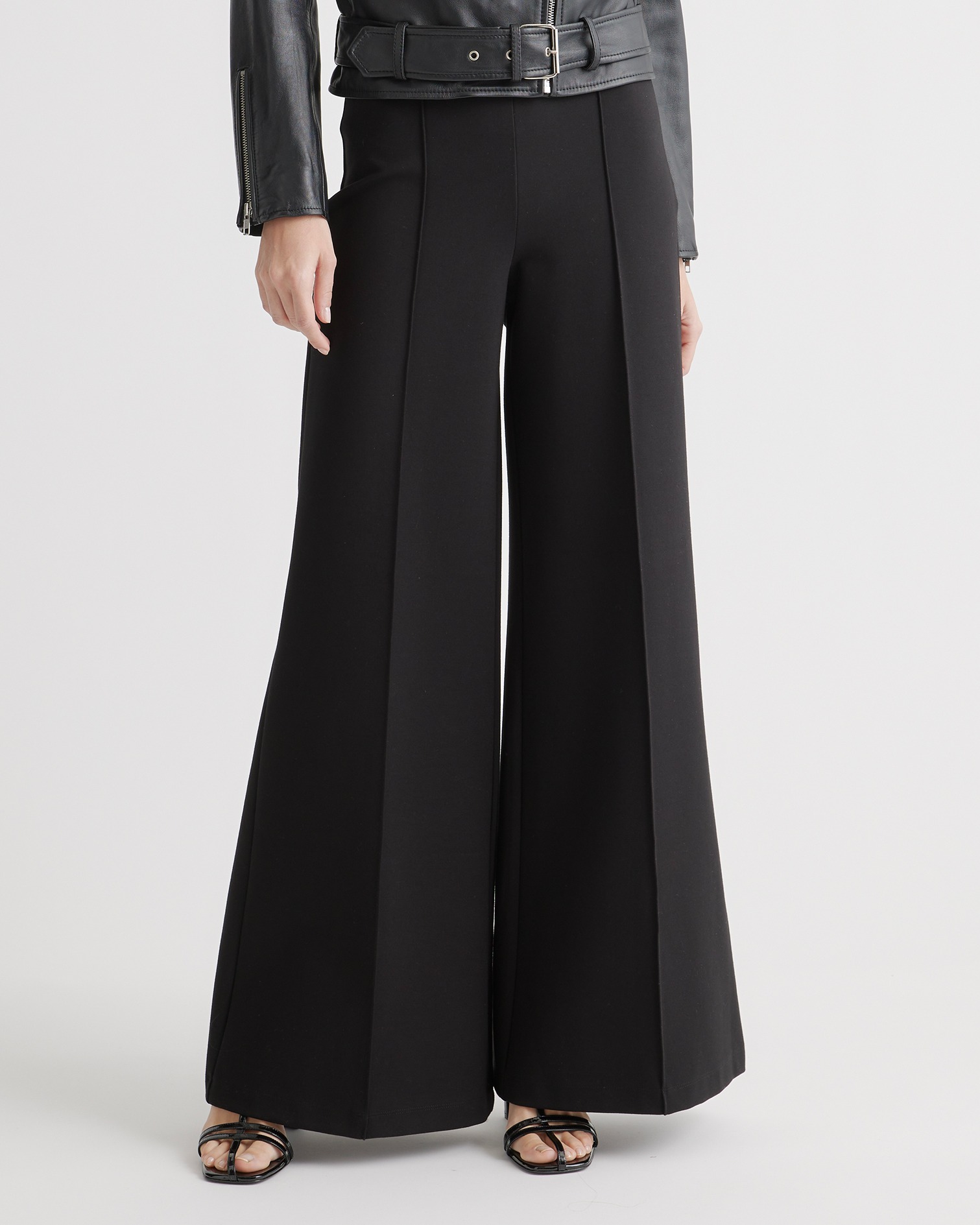 Ультра эластичные брюки ponte super wide leg Ультра эластичные брюки ponte super wide leg