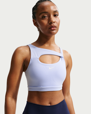 nike one Женский спортивный бюстгальтер с мягкой подкладкой средней поддержки nike one Женский спортивный бюстгальтер с мягкой подкладкой средней поддержки