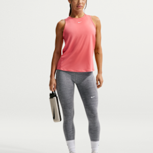 nike one Женские леггинсы 7/8 с высокой талией и карманами