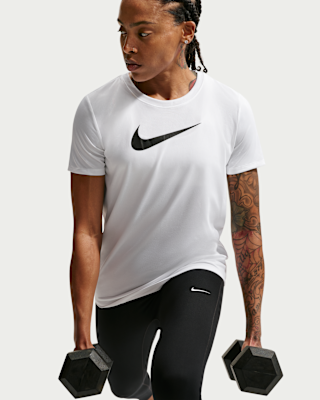 nike Женская футболка с рисунком dri fit nike Женская футболка с рисунком dri fit
