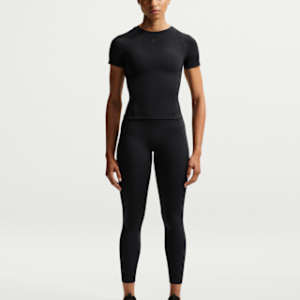 nike universa Женские леггинсы 7/8 с высокой талией без переднего шва