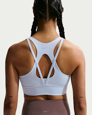 nike zenvy Женский удлиненный спортивный бюстгальтер с мягкой подкладкой nike zenvy Женский удлиненный спортивный бюстгальтер с мягкой подкладкой