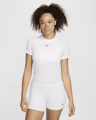 nike pro Женский топ с короткими рукавами dri fit nike pro Женский топ с короткими рукавами dri fit