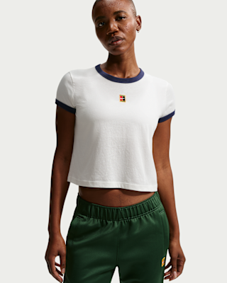 nike heritage Женская теннисная футболка с короткими рукавами nike heritage Женская теннисная футболка с короткими рукавами