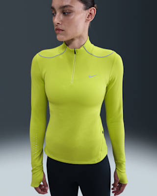 nike swift Женская беговая футболка therma fit adv с молнией 1/4 и светоотражающими вставками nike swift Женская беговая футболка therma fit adv с молнией 1/4 и светоотражающими вставками