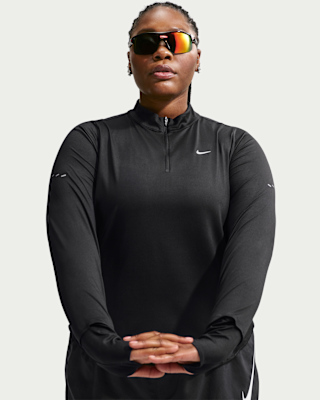 nike swift Женская беговая футболка dri fit uv с молнией 1/4 (большие размеры) nike swift Женская беговая футболка dri fit uv с молнией 1/4 (большие размеры)