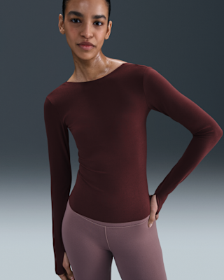 nike zenvy Женский топ с длинными рукавами dri fit nike zenvy Женский топ с длинными рукавами dri fit