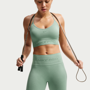 nike pro seamless Женский спортивный бюстгальтер с легкой поддержкой и мягкой подкладкой