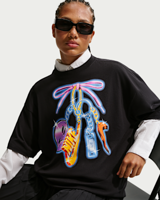 nike sportswear classic Женская футболка оверсайз nike sportswear classic Женская футболка оверсайз