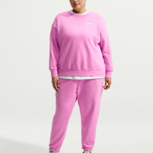 nike sportswear club fleece Женские спортивные штаны оверсайз со средней посадкой (большие размеры)