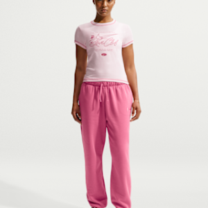 nike sportswear club fleece Женские спортивные штаны оверсайз со средней посадкой