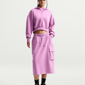 nike sportswear phoenix fleece Женская юбка миди карго