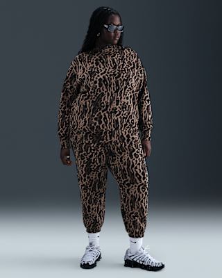 nike sportswear phoenix fleece Женские спортивные штаны оверсайз с принтом и завышенной талией (большие размеры) nike sportswear phoenix fleece Женские спортивные штаны оверсайз с принтом и завышенной талией (большие размеры)