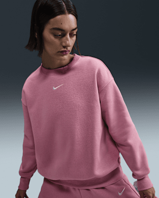 nike sportswear phoenix fleece Женский свитшот оверсайз с круглым вырезом nike sportswear phoenix fleece Женский свитшот оверсайз с круглым вырезом