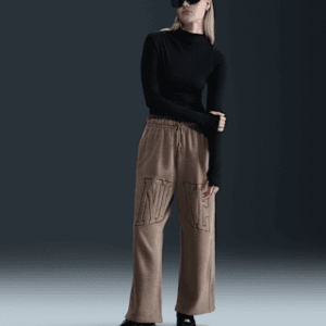 nike sportswear Женские брюки свободного кроя из французского махрового материала со средней посадкой и открытым подолом