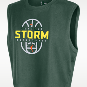 seattle storm Женская укороченная футболка без рукавов nike wnba authentic