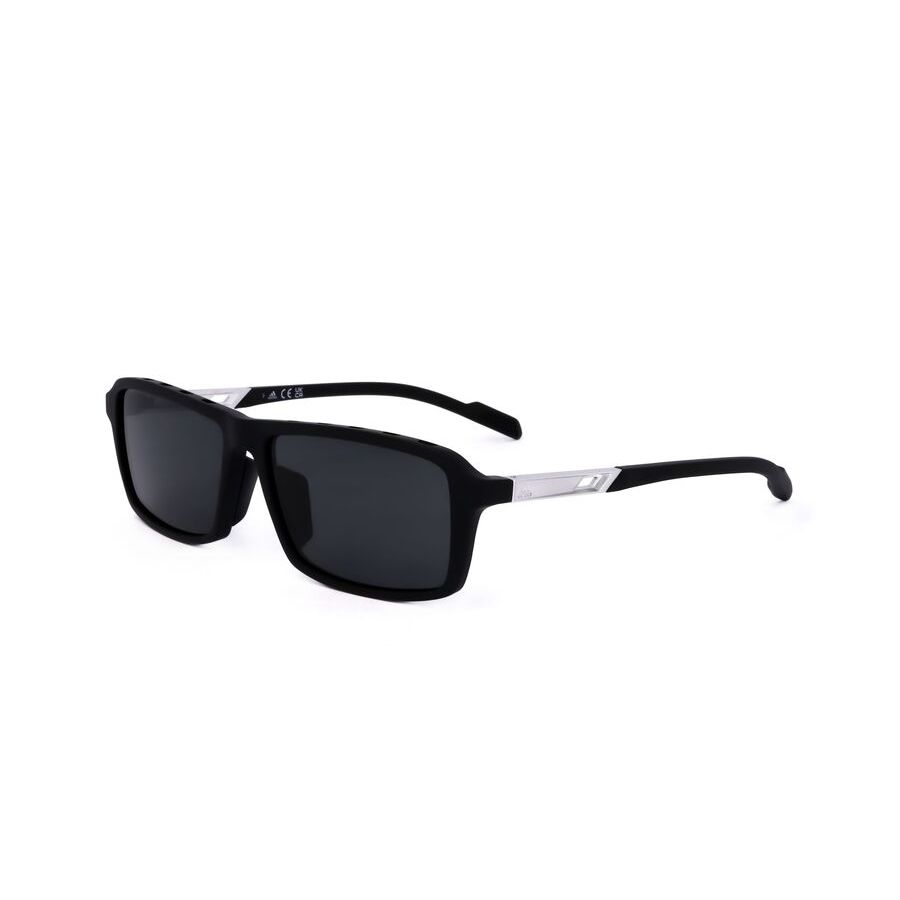 adidas men's black rectangular sunglasses sp0049 02s 1 adidas men's black rectangular sunglasses sp0049 02s 1