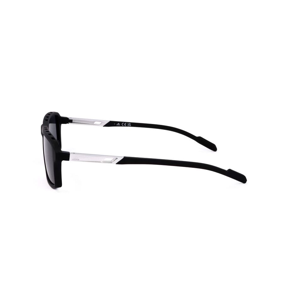 adidas men's black rectangular sunglasses sp0049 02s 1 adidas men's black rectangular sunglasses sp0049 02s 1