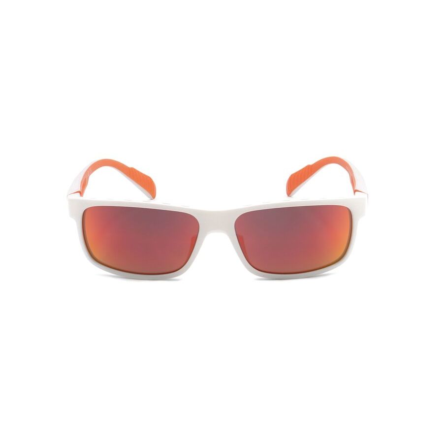 adidas men's white square sunglasses sp0023 02c 2 adidas men's white square sunglasses sp0023 02c 2