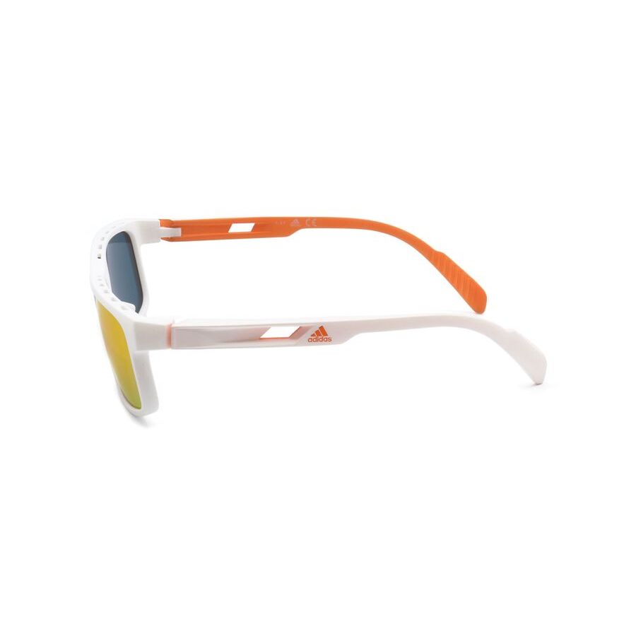 adidas men's white square sunglasses sp0023 02c 2 adidas men's white square sunglasses sp0023 02c 2