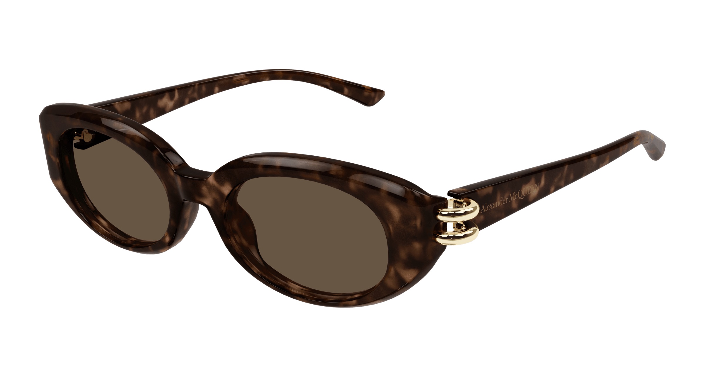 alexander mcqueen brown oval ladies sunglasses am0469s 002 50 alexander mcqueen brown oval ladies sunglasses am0469s 002 50