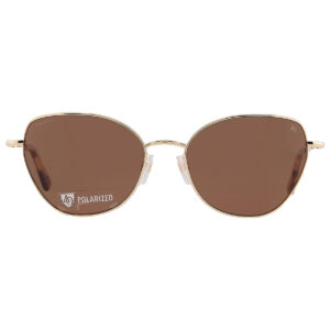 american optical polarized brown cat eye ladies sunglasses whitney p 1 55