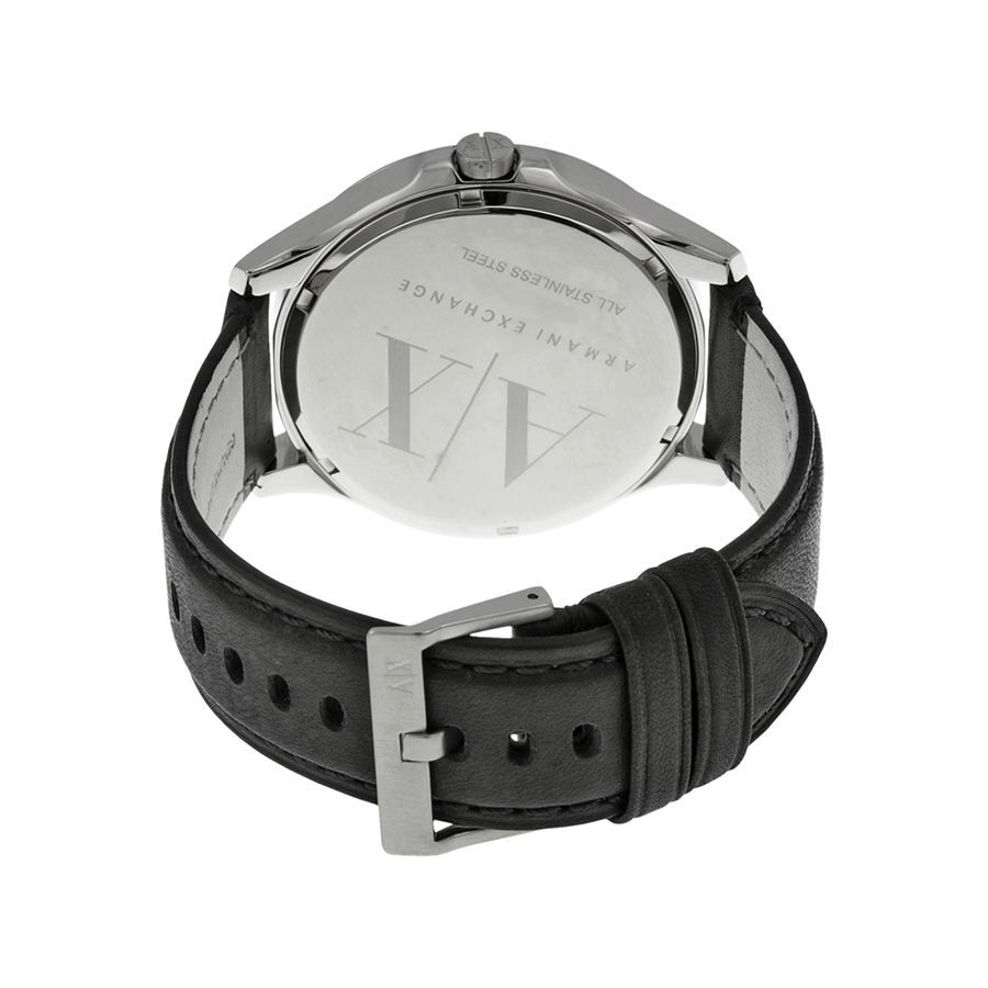 armani exchange armani ax exchange whitman black dial black leather men's watch ax2101 armani exchange armani ax exchange whitman black dial black leather men's watch ax2101