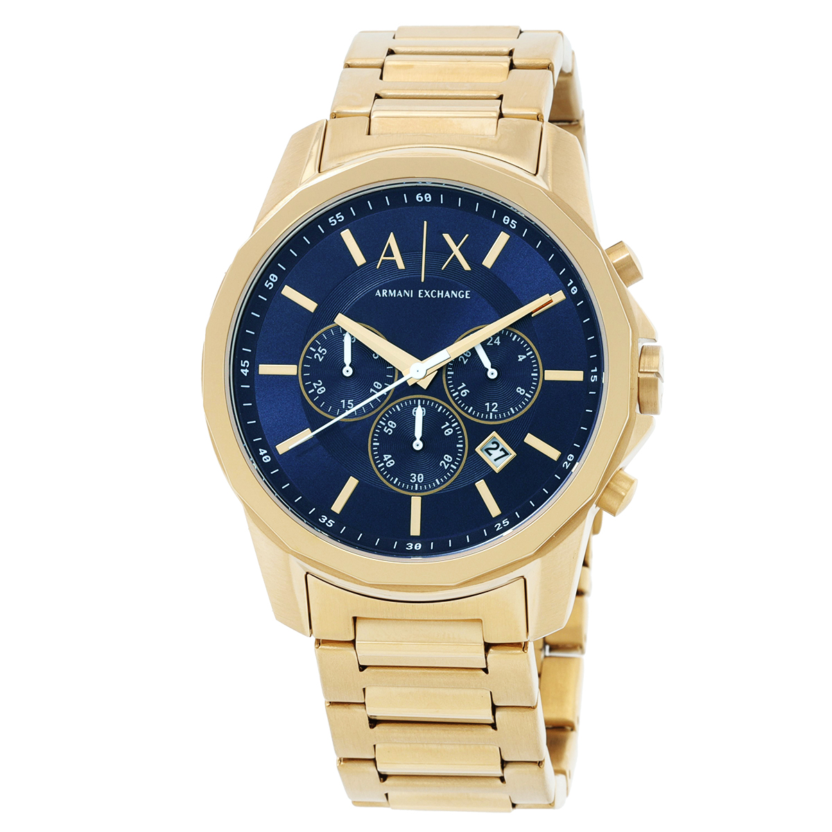 armani exchange chronograph quartz blue dial men's watch ax7151set armani exchange chronograph quartz blue dial men's watch ax7151set