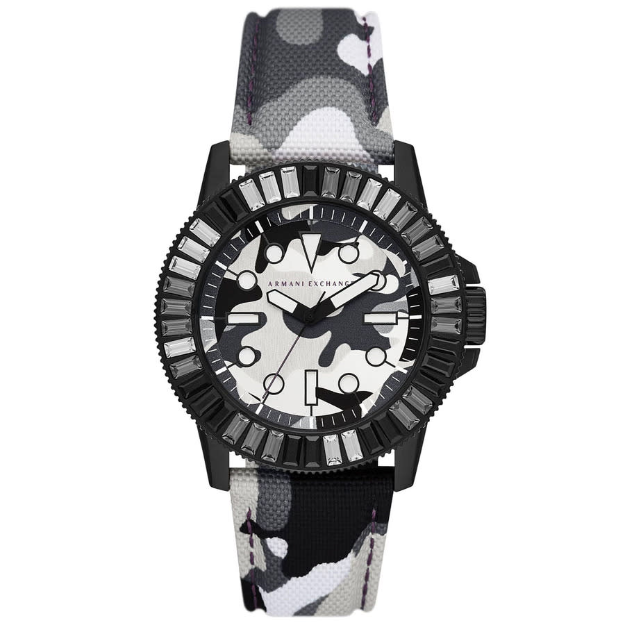 armani exchange classic quartz crystal black, grey and white dial men's watch ax1856 armani exchange classic quartz crystal black, grey and white dial men's watch ax1856