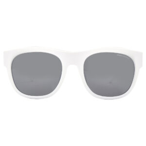 armani exchange gray mirrored silver square men's sunglasses ax4128su 81566g 55