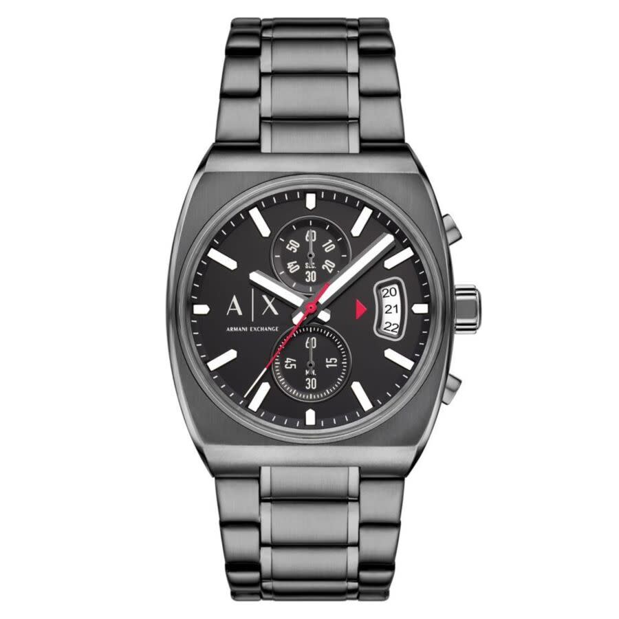 armani exchange oliver chronograph quartz black dial men's watch ax2823 armani exchange oliver chronograph quartz black dial men's watch ax2823