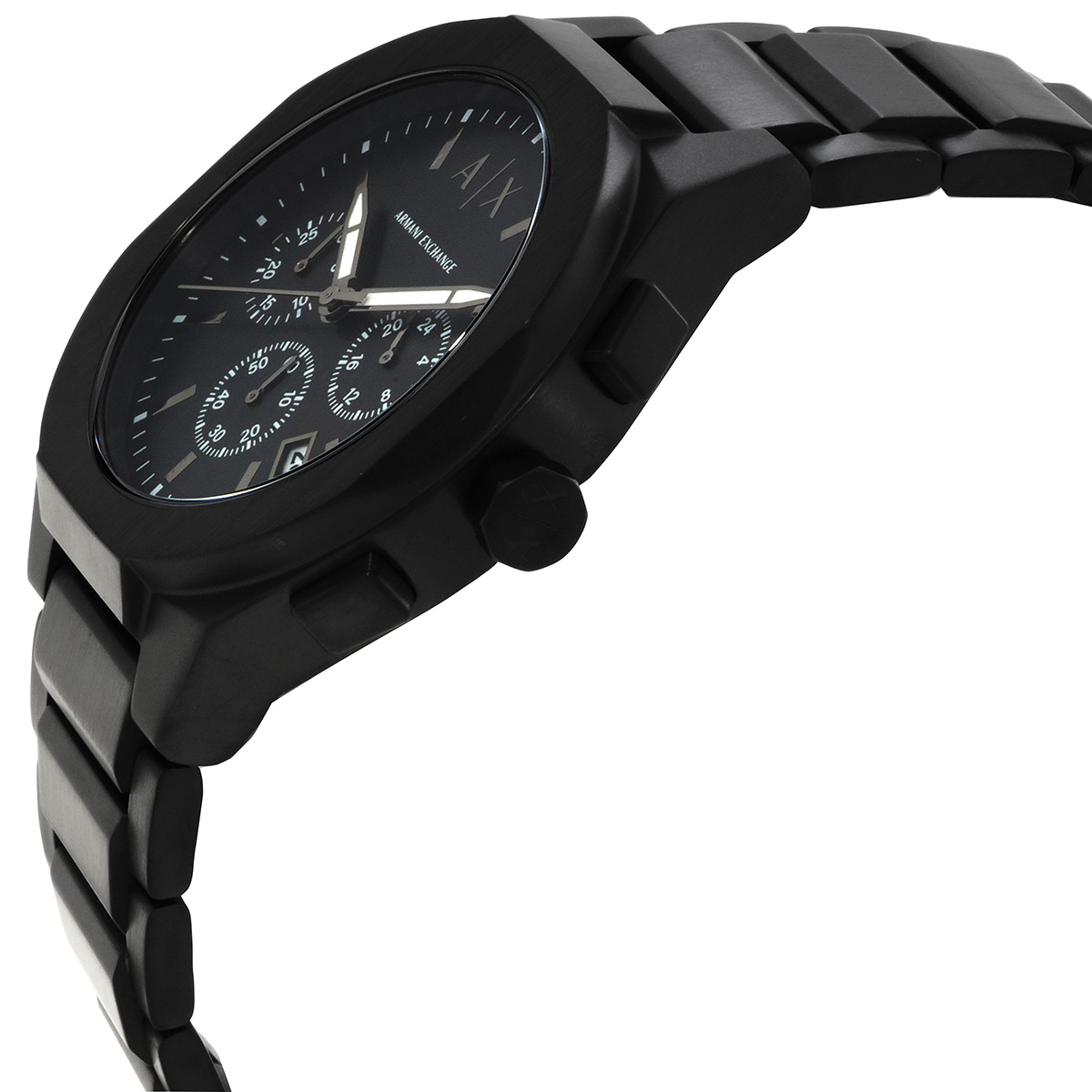 armani exchange rafael chronograph quartz black dial men's watch ax4183 armani exchange rafael chronograph quartz black dial men's watch ax4183