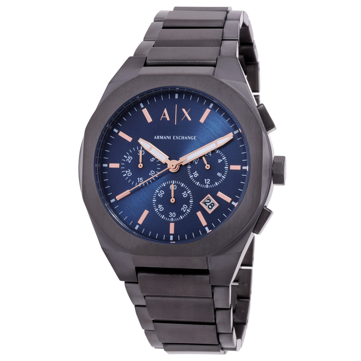 armani exchange rafael chronograph quartz blue dial men's watch ax4182 armani exchange rafael chronograph quartz blue dial men's watch ax4182