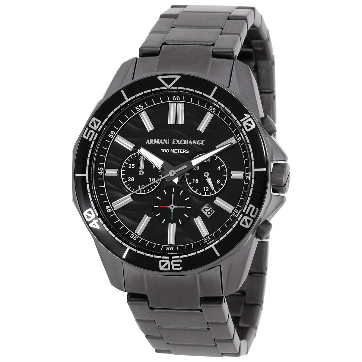 armani exchange spencer chronograph quartz black dial men's watch ax1959 armani exchange spencer chronograph quartz black dial men's watch ax1959