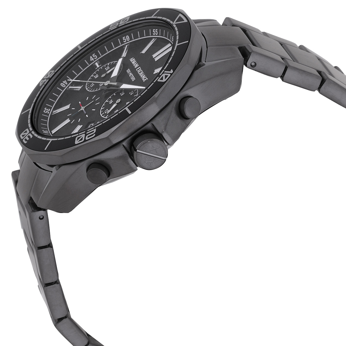 armani exchange spencer chronograph quartz black dial men's watch ax1959 armani exchange spencer chronograph quartz black dial men's watch ax1959